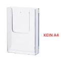 Produktbild: Prospekthalter helit Wand Flyer DIN LANG Dokumentenhalter schmal H2350002