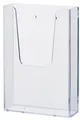Produktbild: helit Wand-Prospekthalter, 1/3 DIN A4, transparent
