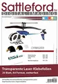 Produktbild: Sattleford Drucker Folie: 20 Klebefolien A4 für Laserdrucker transparent (Klebefolie bedrucken Laserdrucker, Aufkleber Folie, (klar) wischfest selbstklebend)