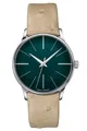 Produktbild: JUNGHANS Meister Damenuhr Automatic Beige/Dunkelgrün 27/3343.00