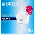 Produktbild: Brita Maxtra Pro All in 1 Wasserfilter 12 Kartuschen Kalkschutz (1er Pack) - Silber/Schwarz