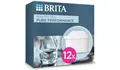 Produktbild: BRITA Wasserfilter Kartusche MAXTRA PRO Pure Performance (All-in1) 12er-Pack Jahrespack, Original Ersatz-Wasserfilter für BRITA-Kannen, filtert Chlor…