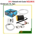Produktbild: 12V Öl Absaugpumpe + 2 Schlauch Umfüll Pumpe 60W Saugpumpe Benzin Diesel Ölpumpe