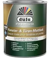 Produktbild: düfa Premium Fenster- & Türen-Mattlack 750 ml Weiß | Türenlack & Fensterlack matt für Innen/Außen