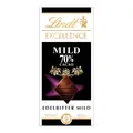Produktbild: Lindt EXCELLENCE Mild 70 % Kakao - Milde Edelbitter-Schokolade | 100 g Tafel