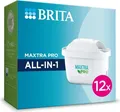 Produktbild: BRITA Maxtra Pro All-in-1 12 Filterkartuschen, Wasserfilter, 12er Pack, weiss