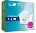 Produktbild: BRITA Maxtra Pro All-in-1 12 Filterkartuschen, Wasserfilter, 12er Pack, weiss