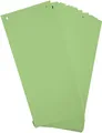 Produktbild: Exacompta 100er Pack Trennstreifen Karton 10,5x24 cm Grün Register Blauer Engel
