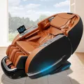 Produktbild: AMBINESS Massagesessel Relaxsessel YUNA | 60 Massageprogramme | deutsche Bediensprache | Zero Gravity-Funktion | 3D-Massagetechnologie Ganzkörpermassage + Wärmefunktion | Vitalwertmessung | Cognac