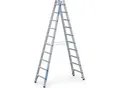 Produktbild: ZARGES Profi-Sprossenleiter, beidseitig begehbar, 2 x 10 Sprossen