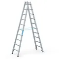 Produktbild: Zarges Sprossenstehleiter Coni B 2x10 Sprossen Bockleiter Stehleiter