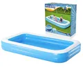 Produktbild: Familienbecken Planschbecken Blue Rectangular Family Pool 305 x 183 x 46 cm