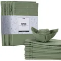 Produktbild: Grüne Baumwollservietten - 12er Set - 100 % Baumwolle - Stoffservietten