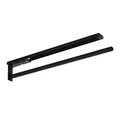Produktbild: SOTECH Aluminium Handtuchhalter TED 1-armig schwarz matt (450-730 mm, ausziehbar) Teleskop-Handtuchtrockner für Bad oder Küche