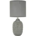 Produktbild: Tischleuchte, Grau, Metall, Textil, Keramik, 15x30.5x15 cm, Lampen & Leuchten, Innenbeleuchtung, Tischlampen, Tischlampen