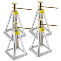 Produktbild: MS Point Aluminium-Achsständer Stützständer für Camping-Wohnwagen-Anhänger 3600 kg 3,6T – 900 kg pro Ständer