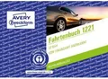 Produktbild: Avery® Zweckform Fahrtenbuch 1221, für PKW, A6 quer, Ausfüllhilfe/Gesamtübersicht/Jahresabrechnung, Blauer Engel, weiß, 32 Blatt für 310 Fahrten