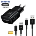 Produktbild: 2x 0,8m Original Samsung USB-C Schnellladekabel + Original Schnelllade Adapter 