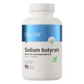 Produktbild: OstroVit Sodium Butyrate 90 Kapseln Vegan 600mg Enteric Mikro Kapseln Darm Plus1
