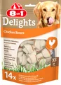 Produktbild: 8in1 Delights Chicken Bones XS Hähnchen Kauknochen Kauspaß Hunde Snack 14 Stück