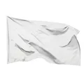 Produktbild: PHENO FLAGS Weiße Flagge 90x150 cm - Extrem wetterbeständige Fahne mit Messingösen, 100% Polyester, robuste Doppelnaht & in lebendigen Farben - Fahne zum Bemalen für Familienfeiern & Firmenfeste