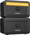 Produktbild: Balkonkraftwerk Speicher 4096Wh Growatt NOAH 2000x2 mit 1800W PV-Eingangsleistung IP66 für Balkonkraftwerk