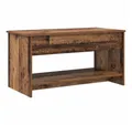 Produktbild: vidaXL Couchtisch Couchtisch mit Regal Altholz 102 x 50 x 525 cm Holzwerkstoff