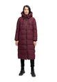Produktbild: MARIKOO Damen Winterjacke Steppmantel lang gesteppter Mantel Winter Parka Jacke warm B985 [B985-Nadeshik-Wine-Gr.XS]