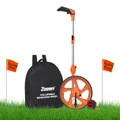 Produktbild: Zozen Messrad/Distanzmessräder,faltbar/mechanisch+20PC orangefarbene Flagge