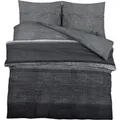 Produktbild: vidaXL Bettwäsche-Set Dunkelgrau 220x240 cm Baumwolle 136482