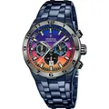 Produktbild: FESTINA Herrenuhr Chronograph Stahl mehrfarbig F20709/1 - Blau
