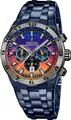 Produktbild: Festina Chronograph Festina Herrenuhr Chrono Bike Armbanduhr, (Chronograph), Herren Armbanduhr rund, Edelstahlarmband blau, Sportlich