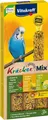 Produktbild: Kräcker Mix Vogelsnack für Wellensittiche Knabberstangen mit Kräutern und Pap...