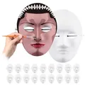 Produktbild: Relaxdays Maske weiß 20er Set Weiß
