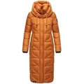 Produktbild: Navahoo Steppmantel Waffelchen Wintermantel mit Gehschlitzen und Kapuze braun M (38)