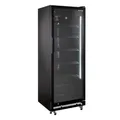 Produktbild: GastroHero Getränkekühlschrank GKS-360 I 360 L Getränkekühlschrank mit Glastür & LED I Flaschenkühlschrank abschließbar I Bierkühlschrank 0 bis +8 °C