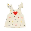 Produktbild: Puppen-Kordkleid ''Herz-Konfetti'' mit T-Shirt, Gr. 28-35 cm