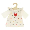 Produktbild: Heless Puppen-Cordkleid mit Herzkonfetti, 28-35 cm