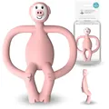 Produktbild: Matchstick Monkey Beißring Tiermotiv - Baby Zahnungshilfe - weiche Noppen massieren wundes Zahnfleisch - Silikon - BPA-frei - Greifling für Zahnen ab 3 Monaten - Pickle Schwein