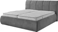 Produktbild: Polsterbett HARPER SIYA LF 180x200 cm silber Doppelbett
