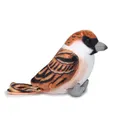 Produktbild: Spatz Sperling Kuscheltier Plüschtier Plüsch Deko Vogel Stofftier 10 cm hoch