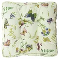 Produktbild: FRANK FLECHTWAREN Sitzkissen Sommerwiese mit Komfortabler Polsterung, 40 x 40 x 8 cm, 100% Polyester, Wasser- und Schmutzabweisend