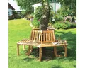 Produktbild: Baumbank 360° Holz 6 Sitzer braun