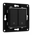 Produktbild: Shelly Wall Switch, 2-fach, schwarz