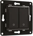 Produktbild: Shelly Wall Switch, 2-fach, schwarz