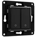 Produktbild: SHELLY Wall Switch 2 Wandtaster 2-fach Schwarz