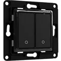 Produktbild: SHELLY Home Accessories Wall Switch 2 Zoll WANDTASTER 2-FACH Schwarz