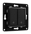 Produktbild: Shelly Wall Switch, 2-fach, schwarz