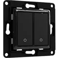 Produktbild: SHELLY Home Accessories Wall Switch 2 Zoll WANDTASTER 2-FACH Schwarz