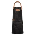 Produktbild: Barista Cracker Leder Black Forest Fox BARMAN Grill & Arbeits Schürze Schwarz